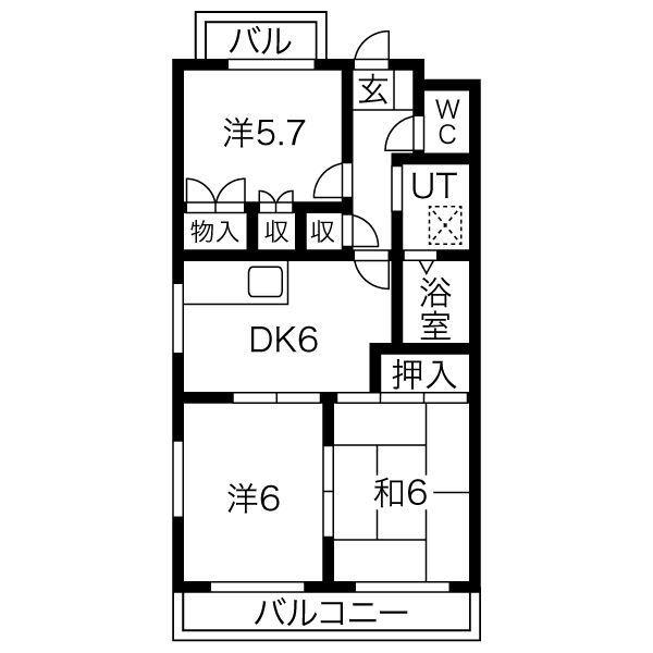 ラ・メゾンファミーユの間取り