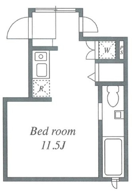 EAST RISE 由比ガ浜Bの間取り