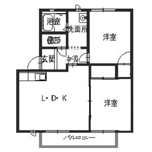 フレグランス大江島Ｂの間取り