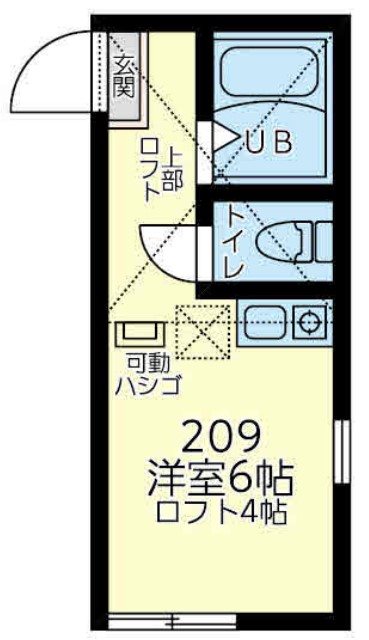 ユナイト反町スタインベックの間取り