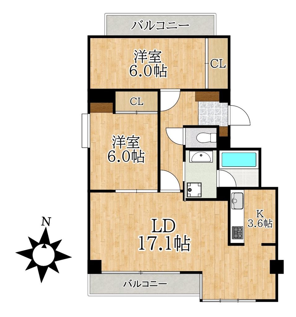 コンフォーレ船橋の間取り