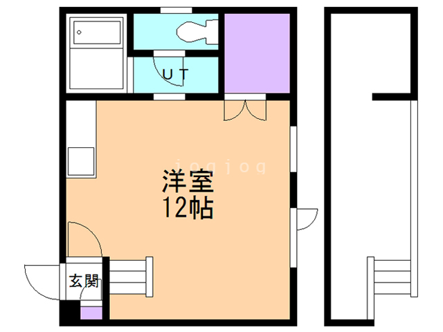 ルレオ前田の間取り