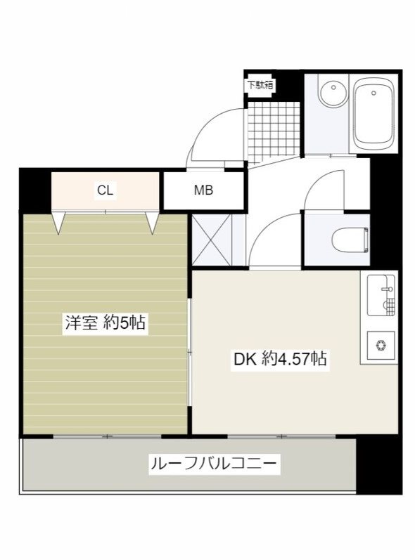 ライオンズマンション三萩野駅前の間取り