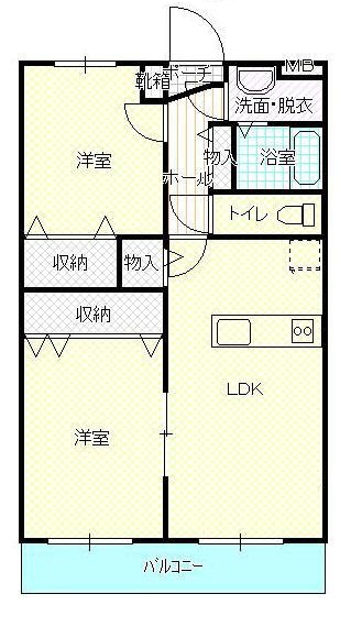 サンライズSの間取り