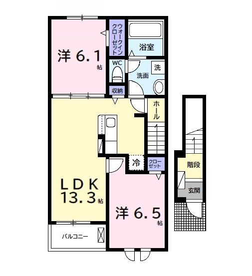 Ｋメゾン君津の間取り