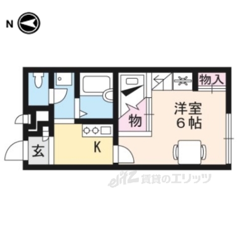 レオパレス嵯峨野の間取り