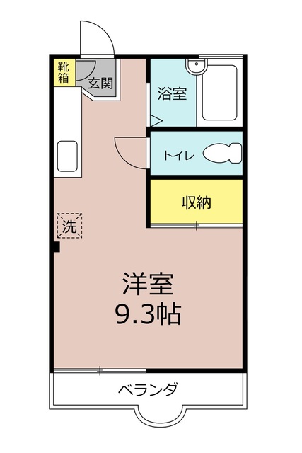 東金市南上宿のアパートの間取り