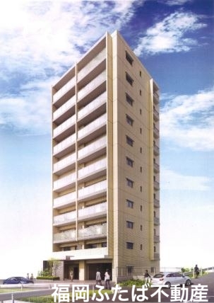 【福岡市東区下原のマンションのエントランス】