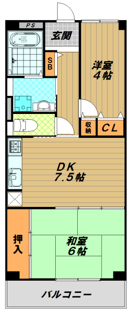 ファルコン日吉の間取り