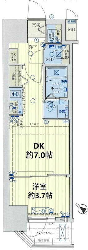 スワンズシティ神戸ウエストの間取り