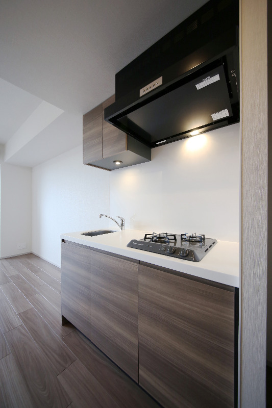 キッチン　キッチンは２口ガスコンロ付き