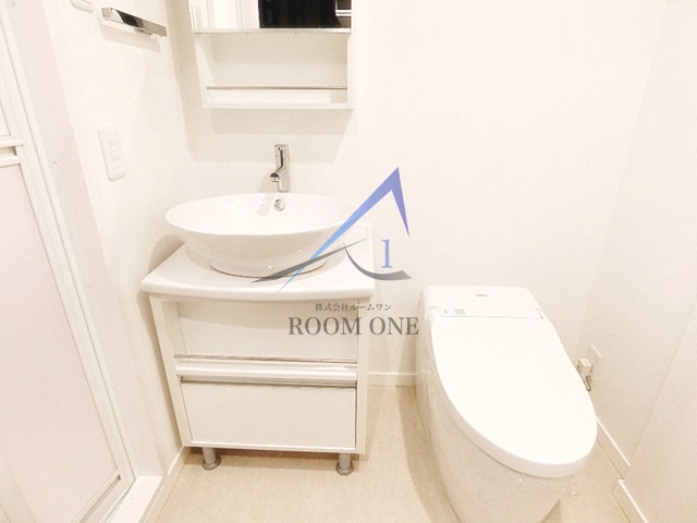 洗面設備　洗面台です。