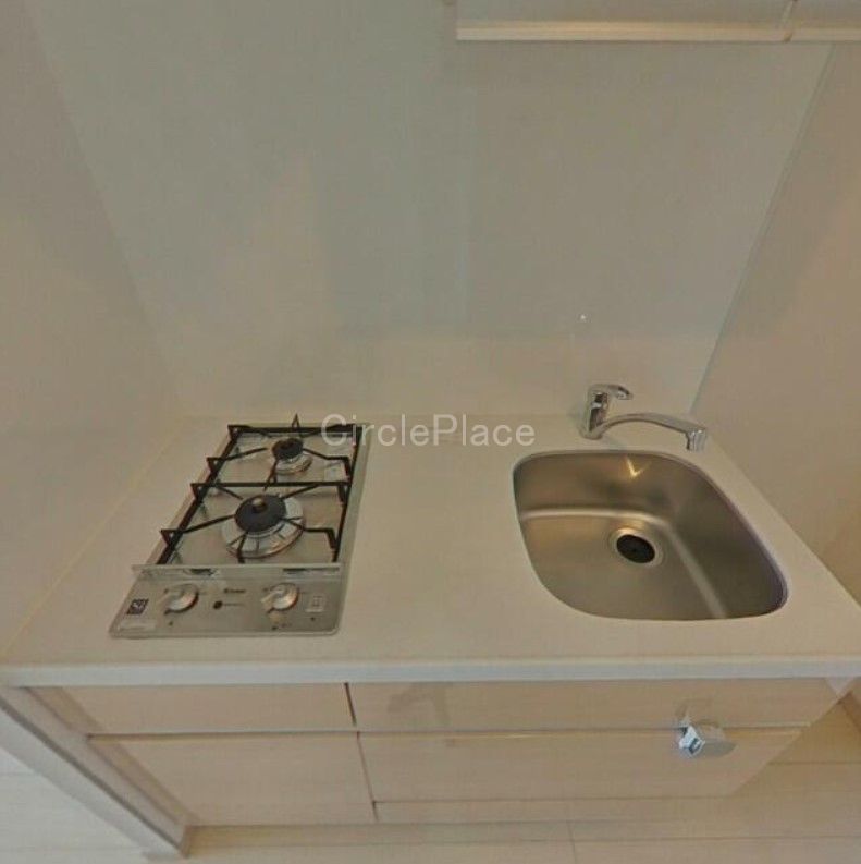 キッチン　２口ガスシステムキッチン
