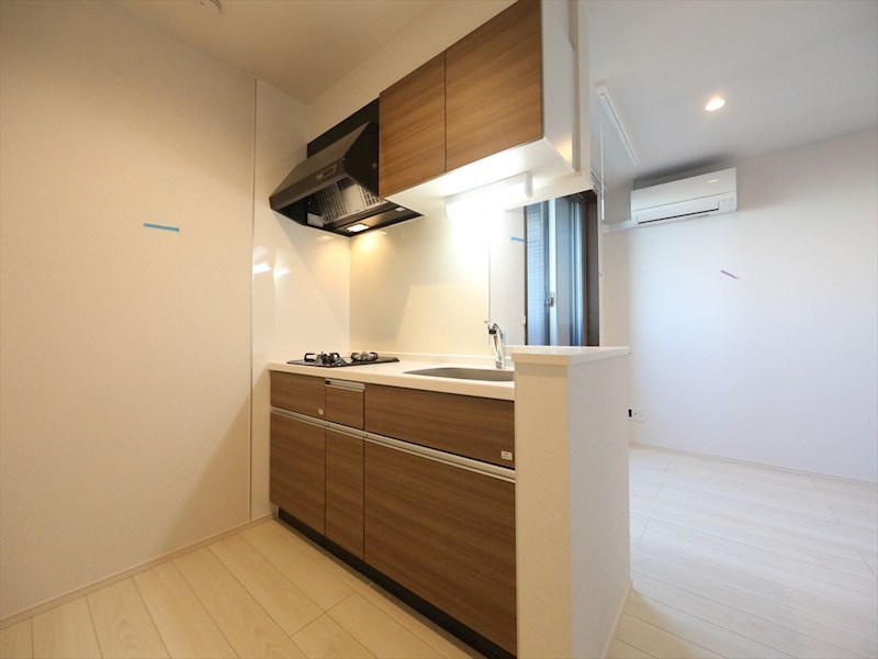 キッチン　システムキッチン（ガス2口コンロ付）