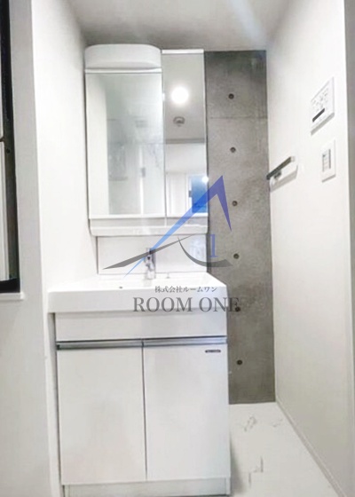 洗面設備　洗面台です。