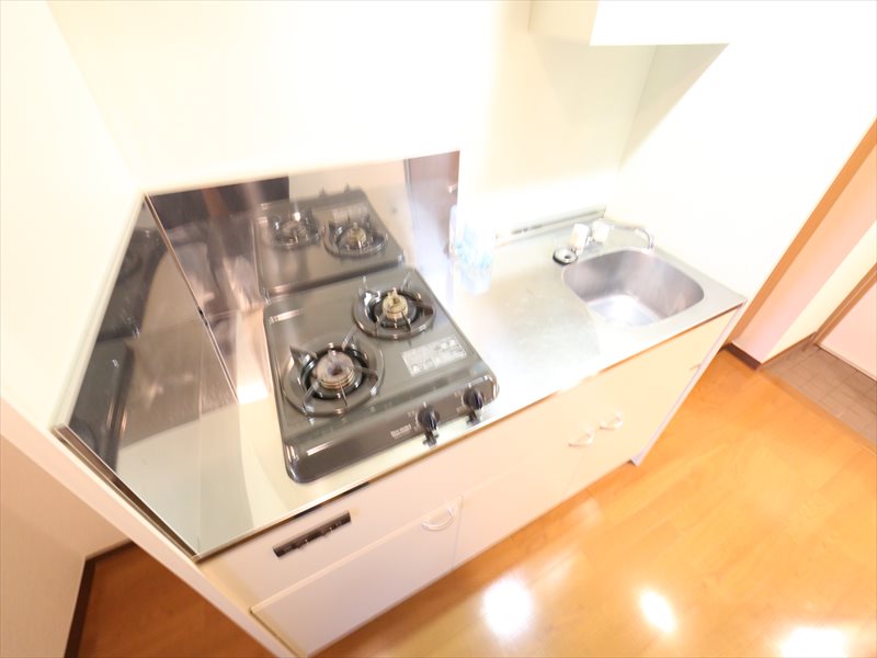 キッチン　システムキッチン（2口ガスコンロ）