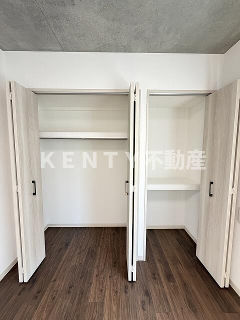 収納　たっぷりとした収納スペースです