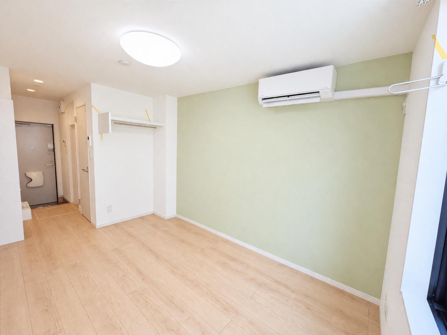 その他設備　インテリアが楽しめる配色のアクセント壁