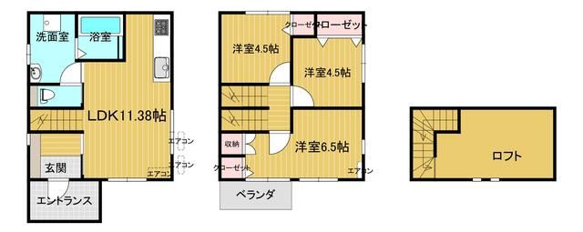 霊屋下・佐藤貸家の間取り写真