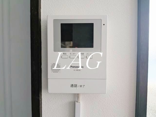 セキュリティ　モニター付インターホンです。