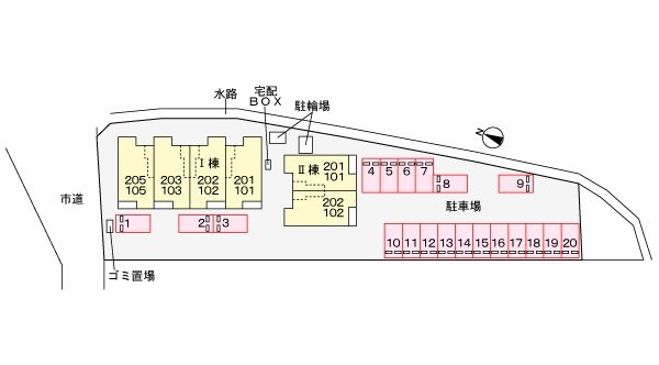 その他　駐車場配置図