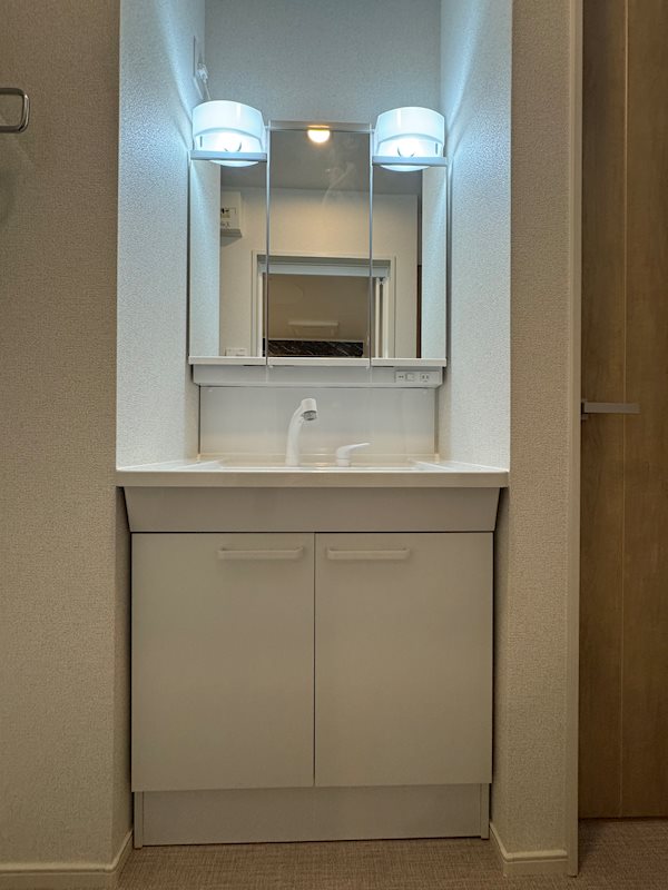 洗面設備　※別号室の写真です。