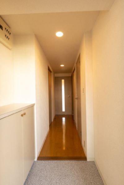 玄関　明るい玄関です