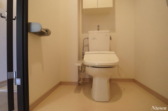 トイレ　ゆったりとした空間のトイレです