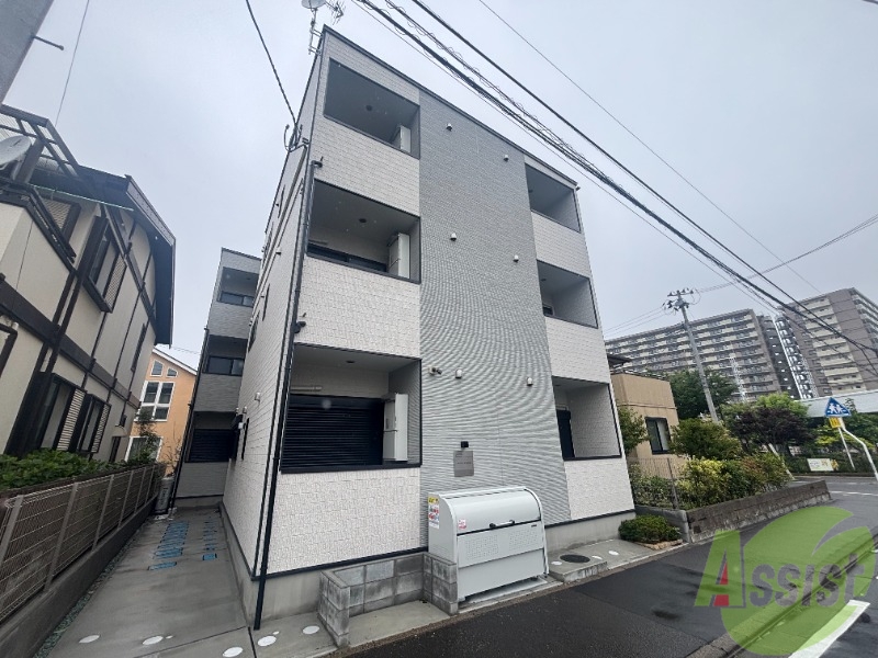 建物外観　宮城県仙台市若林区古城１丁目「ハーモニーテラス古城」