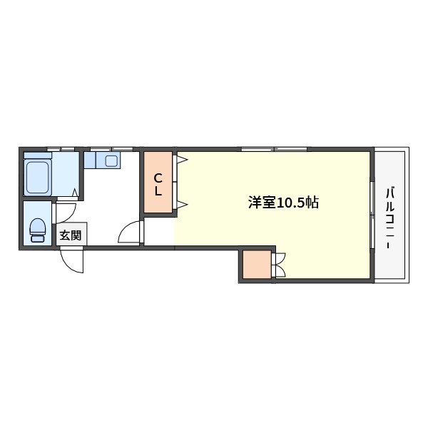 ＪＲ山手線 巣鴨駅 徒歩5分 5階建 築31年の間取り写真
