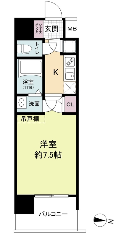 地下鉄御堂筋線 東三国駅 徒歩5分 15階建 築2年の間取り写真