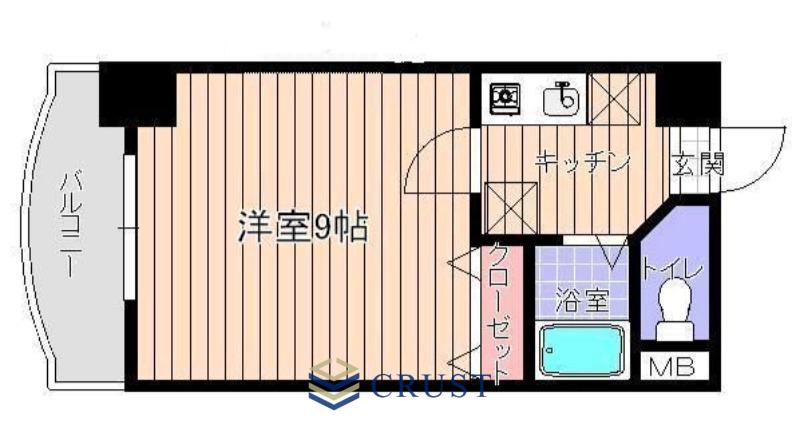 ＪＲ博多南線 博多駅 徒歩15分 8階建 築28年の間取り写真
