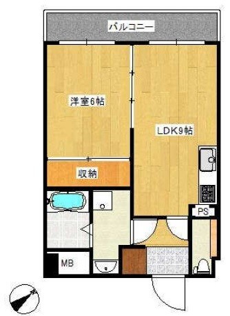 桜井町アパートメントの間取り写真