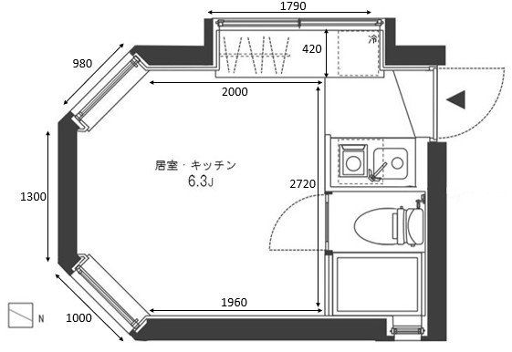 SK2925の間取り写真