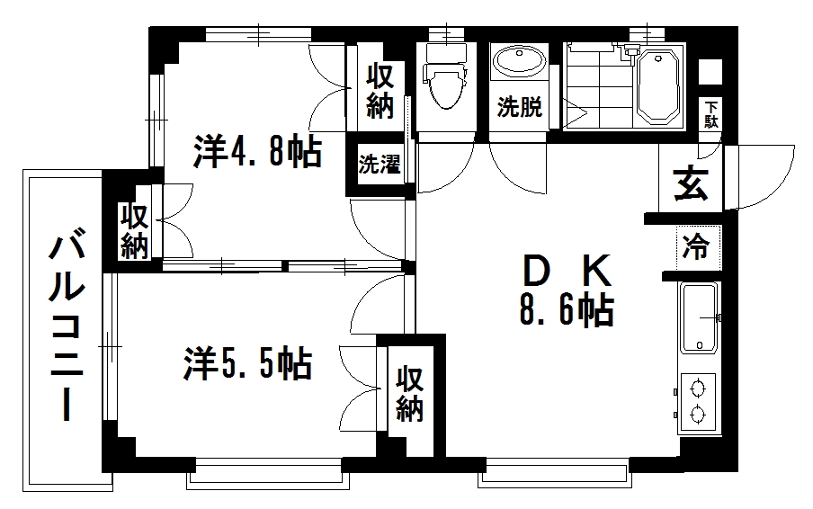 アンシャンテの間取り