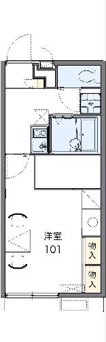 レオパレスミザールの間取り