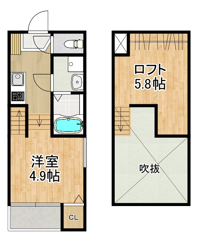 MODERN PALAZZO 貝津GRASSEの間取り