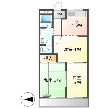 セントラルハイムＴＡＫＡＨＡＳＨＩの間取り