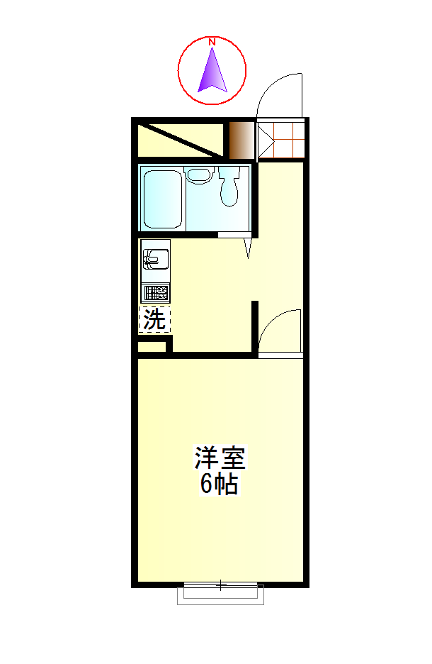 パサージュ808前橋北の間取り