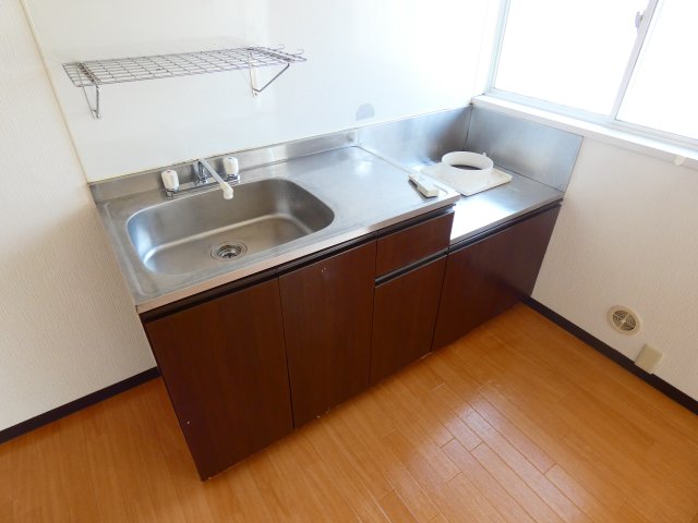 キッチン　お好きなガスコンロを設置いただけます！