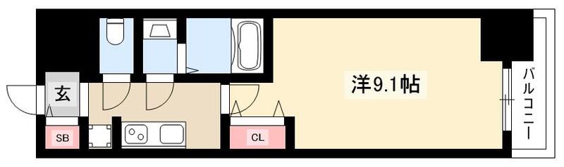 ディアレイシャス浅間町の間取り