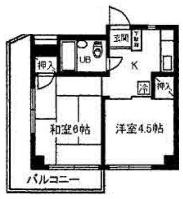 シャトー向原の間取り