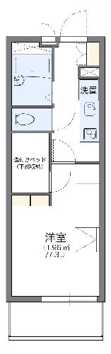 レオパレスセドナＡの間取り