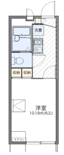 横浜市保土ケ谷区仏向町のアパートの間取り