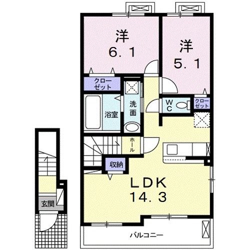 セントコートの間取り