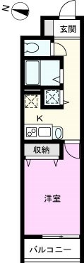 リーブルファイン獨協大学前２号棟の間取り