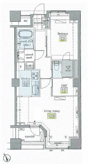 豊島区上池袋のマンションの間取り