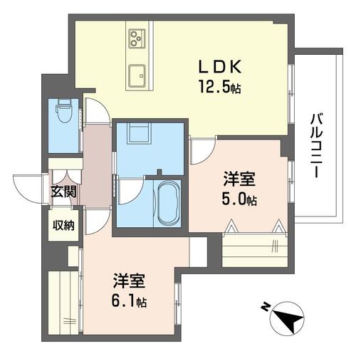 ウィズプラス東川口の間取り