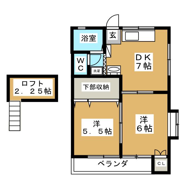 エトワール中町の間取り