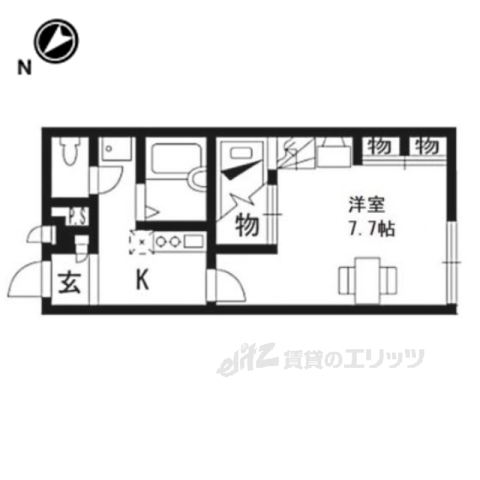 レオパレス日夏の間取り